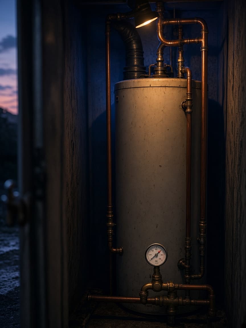 Water pressure diagnosis related to closed plumbing systems