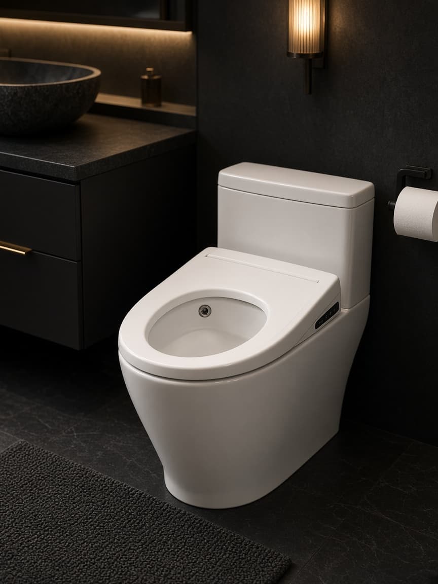 Bidet installation requiring consistent residential hot water supply