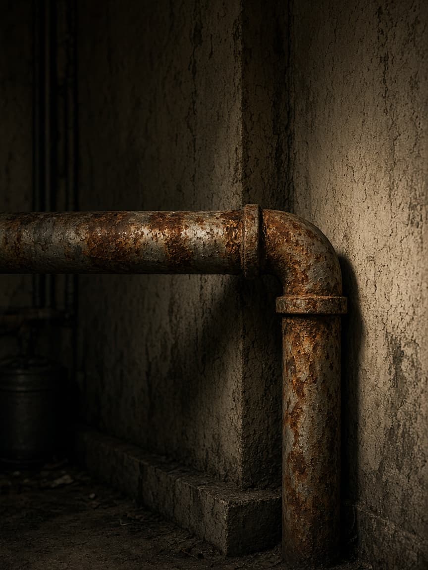 Galvanized pipe replacement tied to aging water heater systems