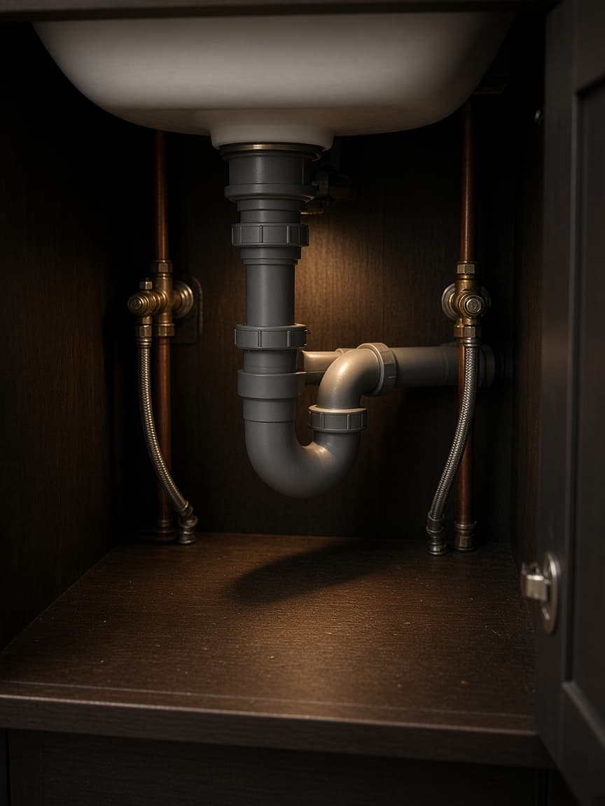 Kitchen plumbing that relies on consistent hot water supply